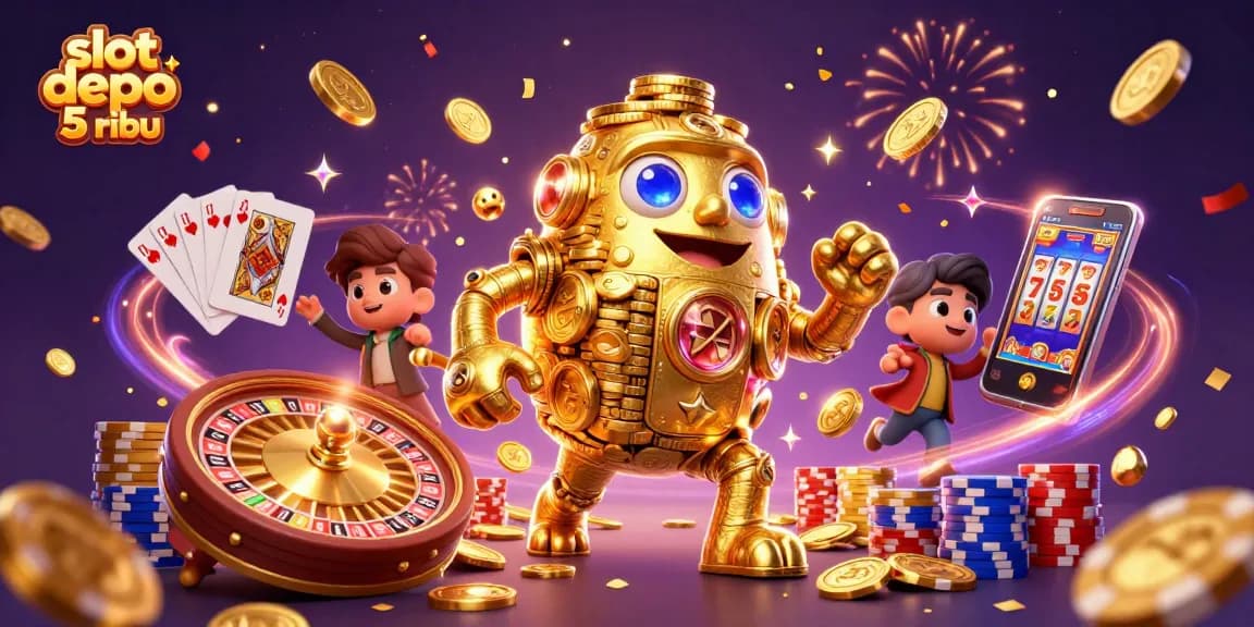 Experience immersive excitement with slot depo 5 ribu, featuring golden golems and jackpots.