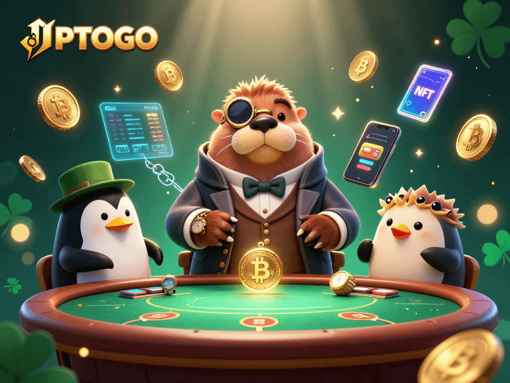 Play big on JPTOTO with a jolly walrus at an underwater poker table, showcasing glowing crypto coins.
