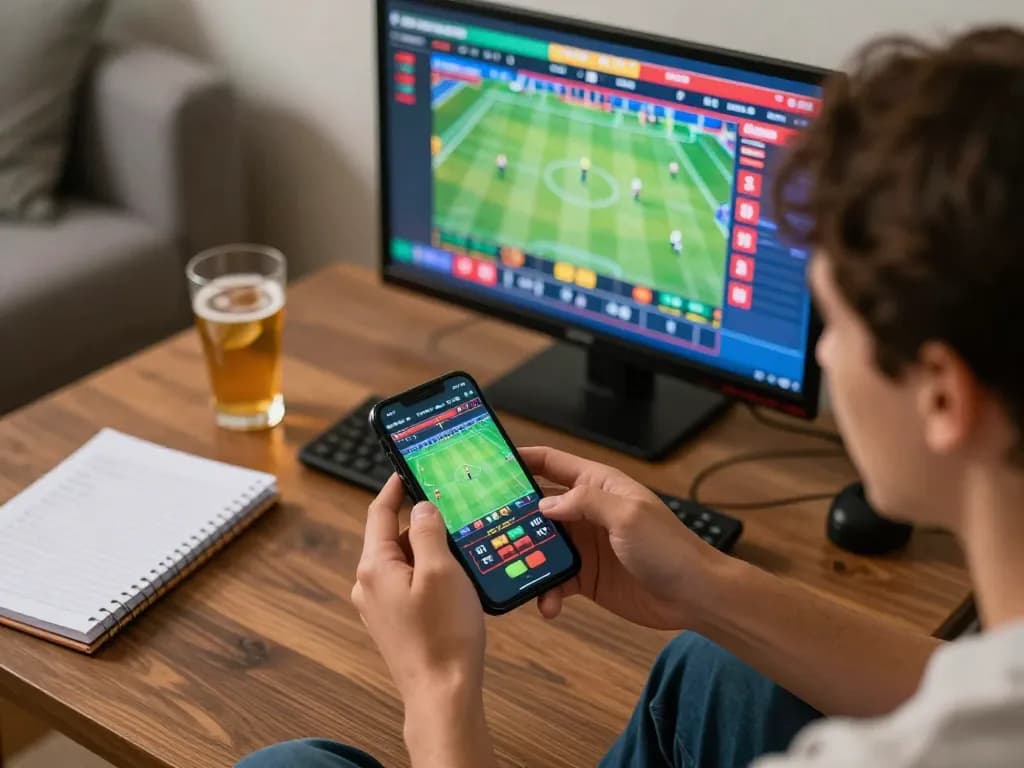 Engaging online sports betting scene showcasing fun79vip mobile experience with vibrant displays and strategic action.