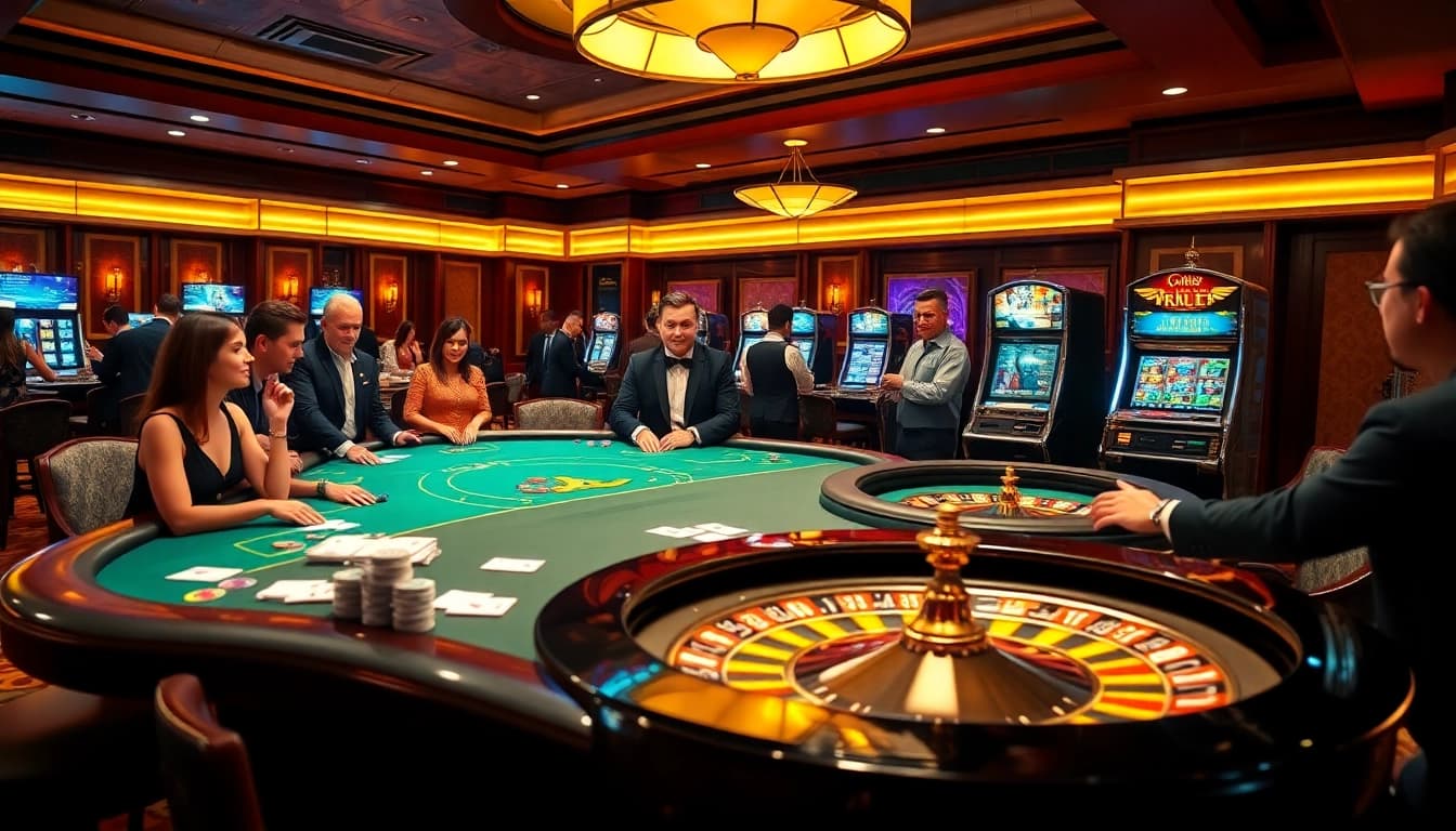 Experience the thrilling ambiance at NHÀ CÁI HBBET with vibrant games and premium gambling action.