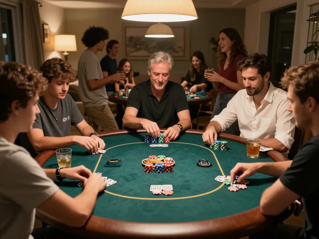 Engage in a thrilling home poker night with friends while accessing ทางเข้า m105 for the best online gaming experiences.