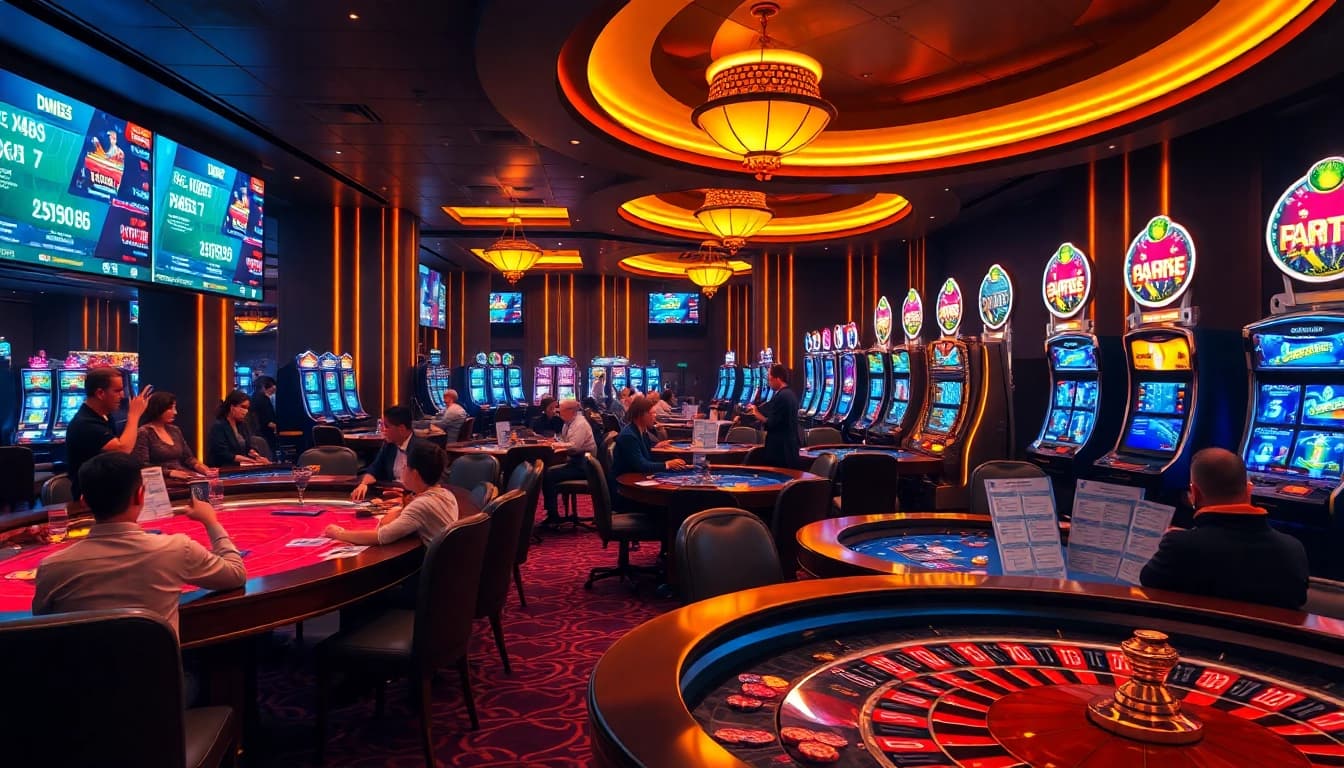 Engaging players at DN88 com enjoying thrilling casino games with vibrant atmosphere.