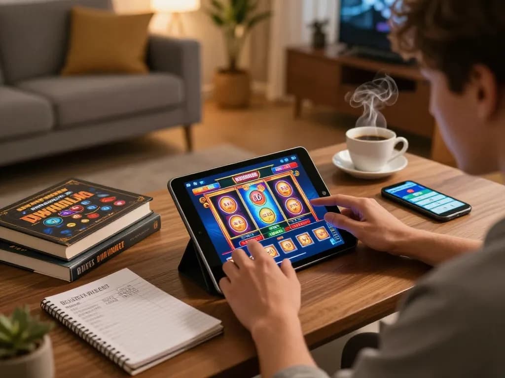 kuwin player strategizing their next move while enjoying online casino gaming