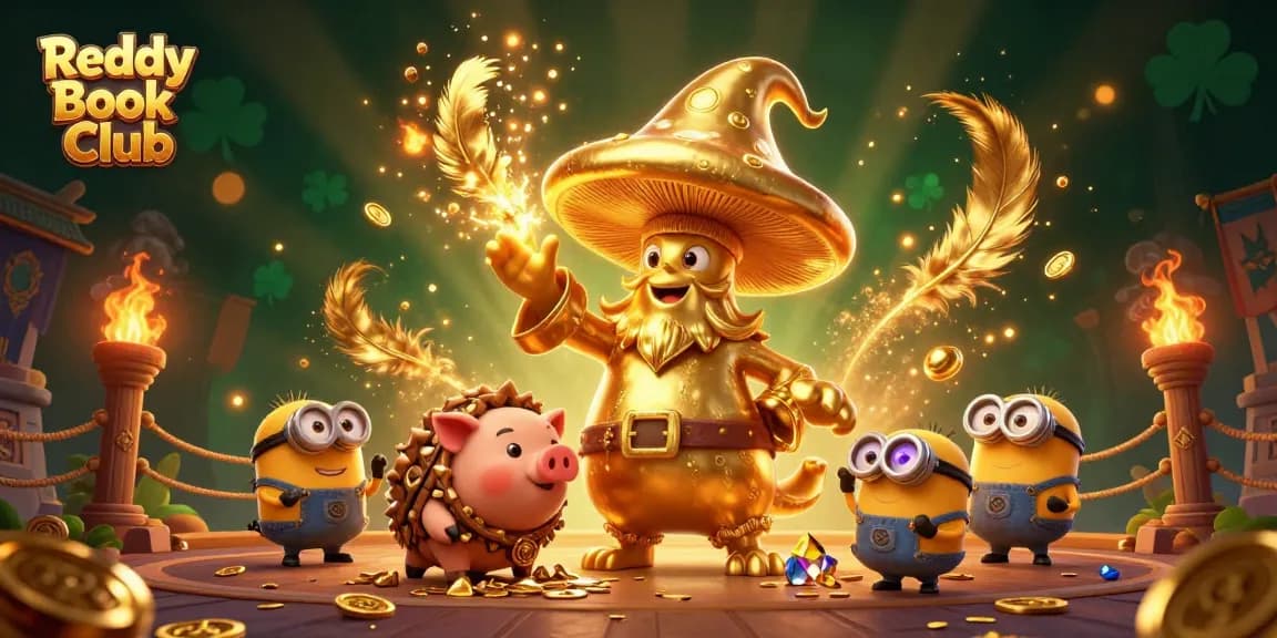 Experience the excitement of Reddy Book Club with magical characters and dynamic casino elements.