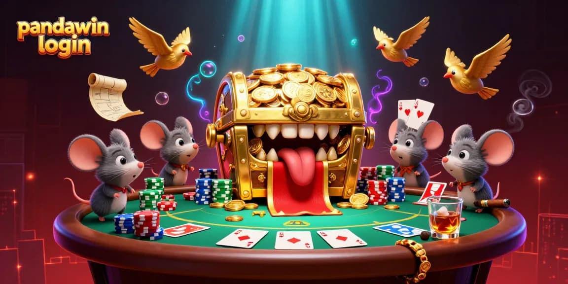 Experience the thrill of pandawin login with a vibrant casino adventure featuring playful mice and golden treasures.