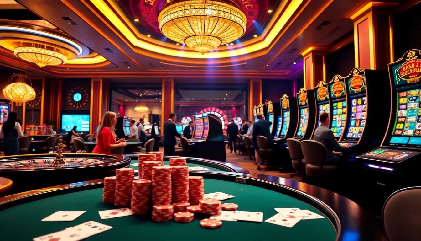 Experience thrilling moments at https://33win5.it.com/ with vibrant casino games and luxurious decor.