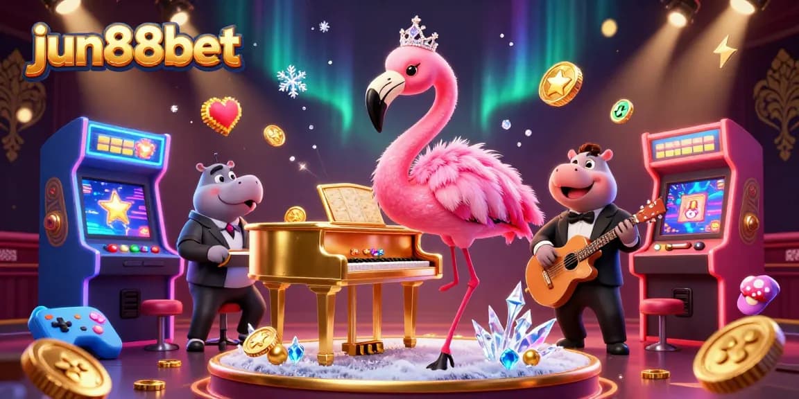 Experience excitement and gaming fun at jun88bet with vibrant casino elements and lively characters.