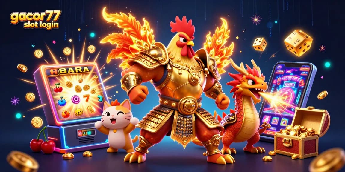 Menangkan gacor 77 slot login dengan fitur menarik dan suasana kasino yang memukau.