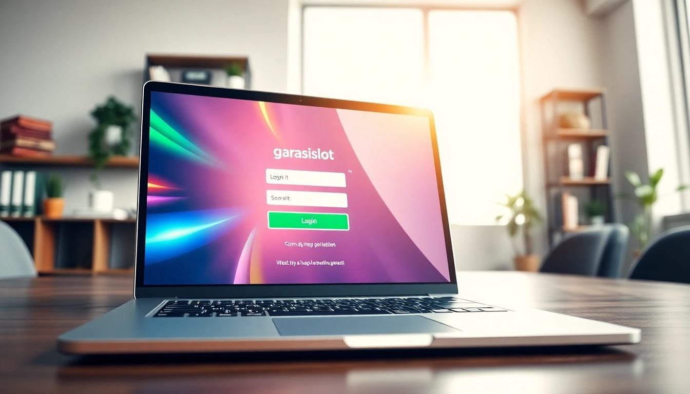 Masuk ke garasislot login dengan antarmuka digital yang menarik dan modern.