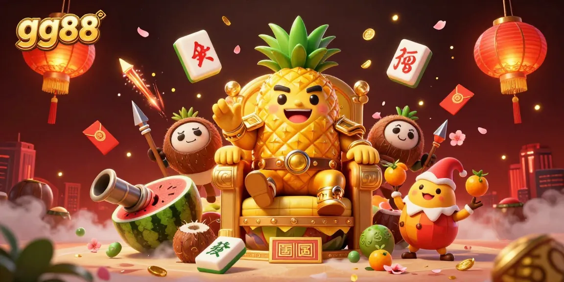 Experience the thrill of gg88 in an ultra-detailed 3D casino beach scene featuring lively characters and vibrant elements.