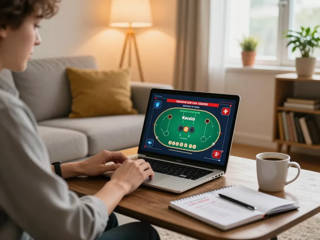 Experience the thrill of Casino Online gaming from home with strategic betting and cozy atmosphere.