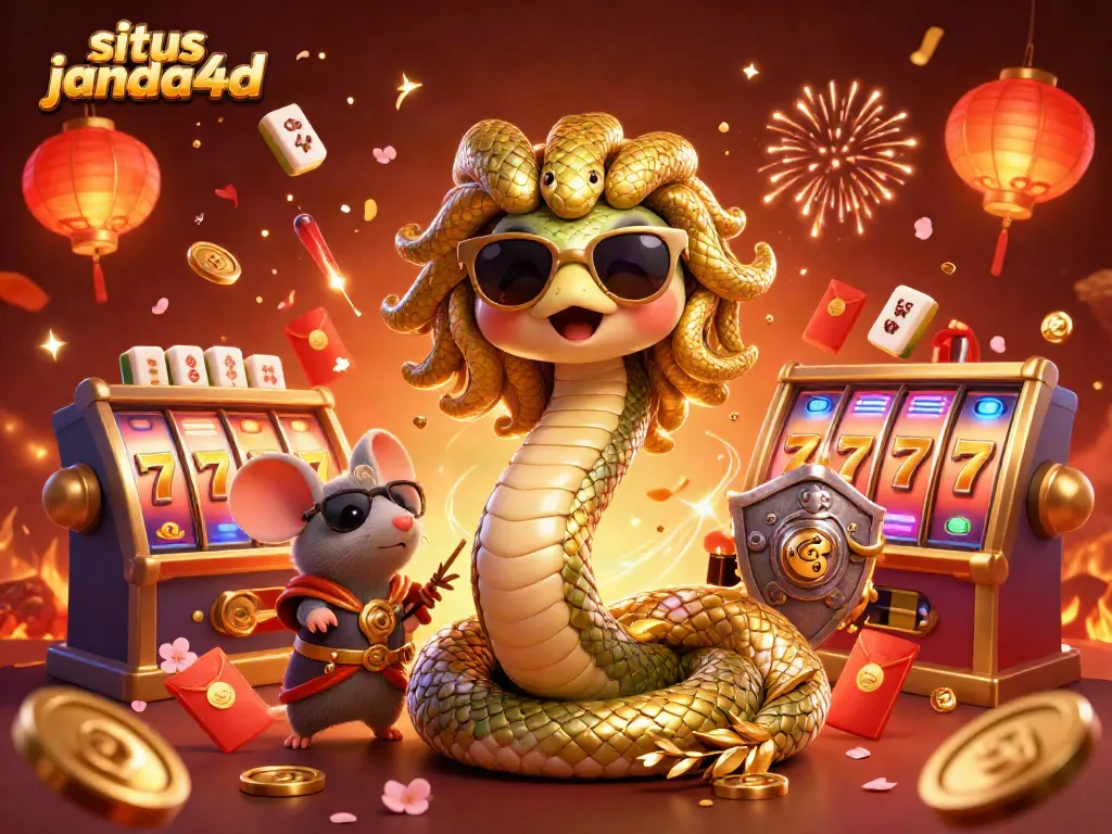 Menangkan jackpot di situs janda4d dengan Medusa dan karakter unik dalam permainan slot menarik.