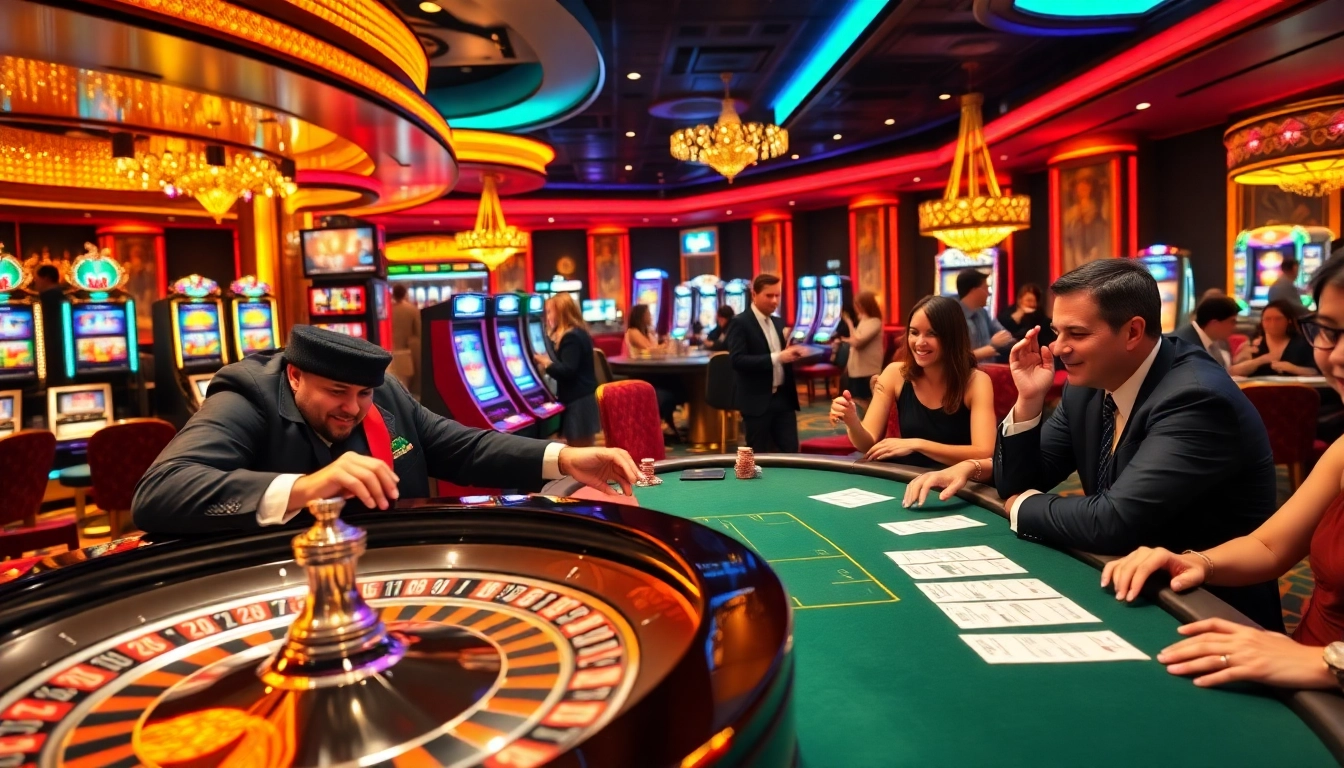 Experience the excitement of idn slot gaming at a vibrant casino with lively gameplay and luxurious ambiance.