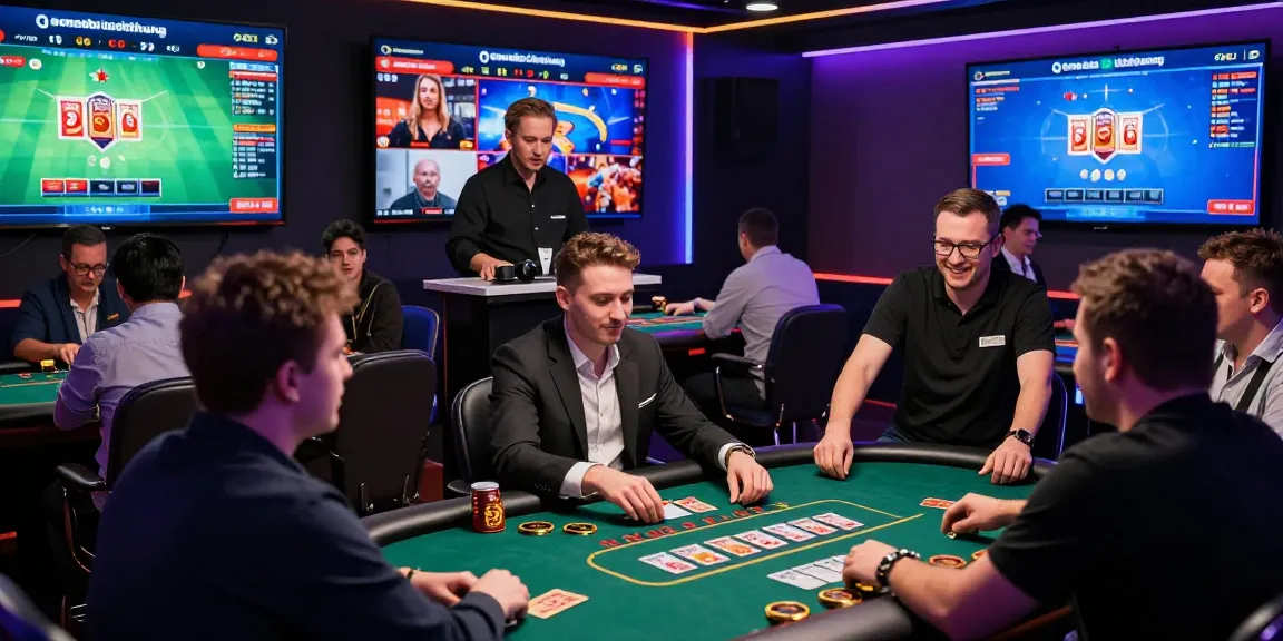 Exciting live casino session featuring gamebaidoithuong popular games and vibrant players engaged in thrilling online gameplay.