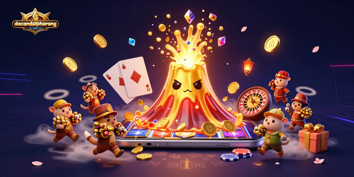 Engage in exciting gameplay at dacsandatphanrang with golden treasures and striking casino elements.
