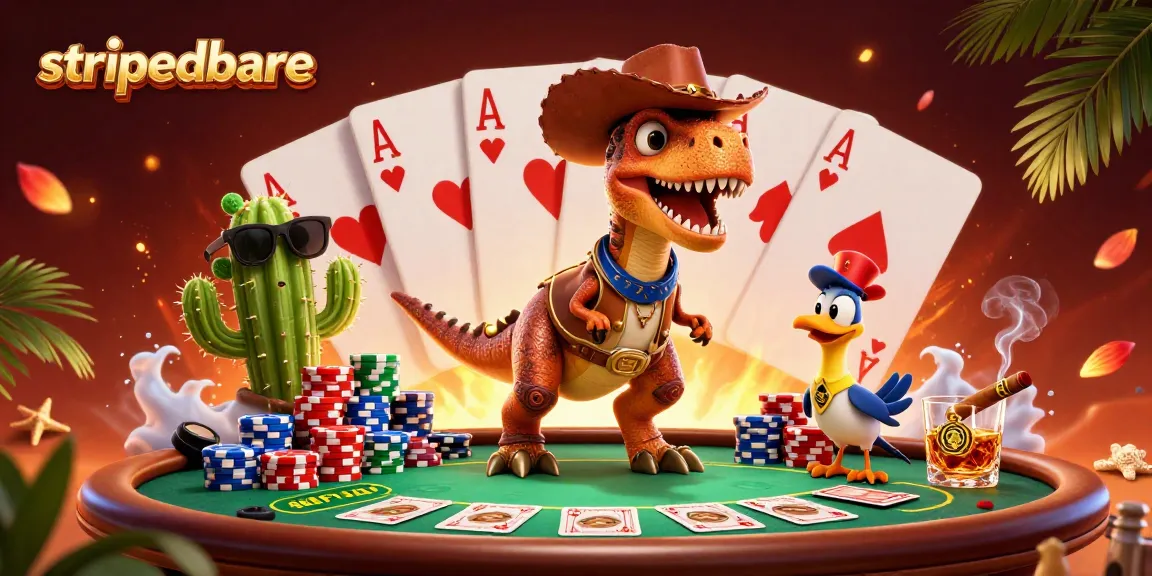 Menangkan permainannya di strippedbare dengan karakter unik dan elemen kasino yang mengesankan.