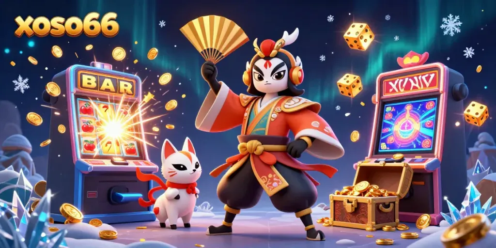 Experience the excitement of xoso66 with vibrant casino action featuring unique characters and dynamic gaming elements.