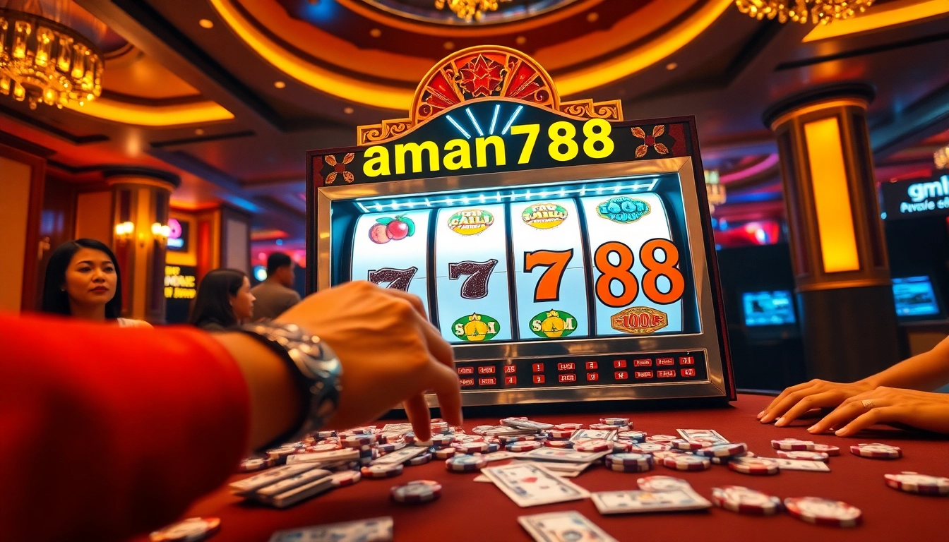 Rasakan permainan mendebarkan di aman788 dengan mesin slot yang berwarna-warni dan kemenangan yang menarik.