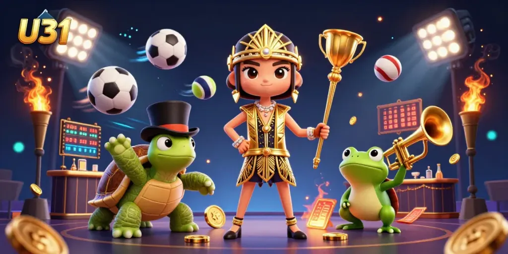 U31 offers thrilling gameplay and casino perks with vibrant characters and dynamic elements.