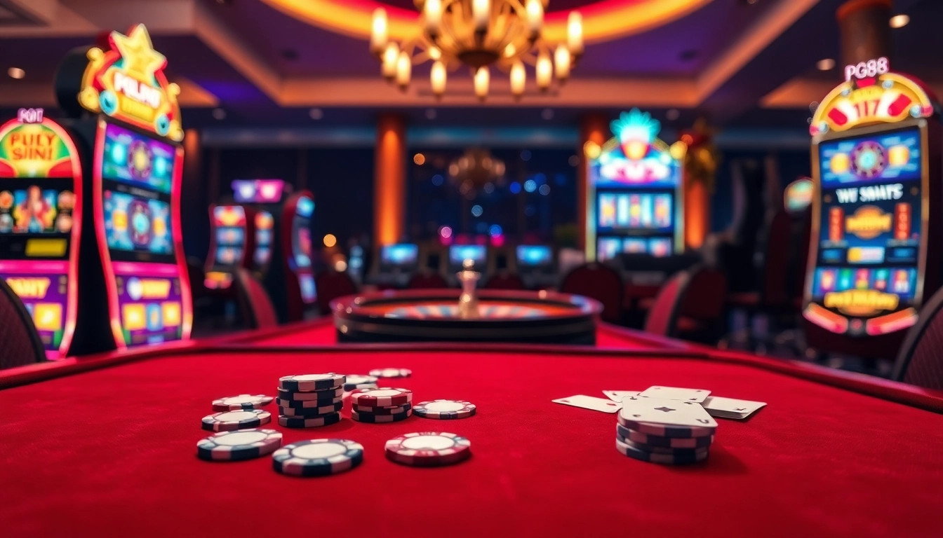 Experience thrilling gameplay at pg88 casino with vibrant games and exciting slots.