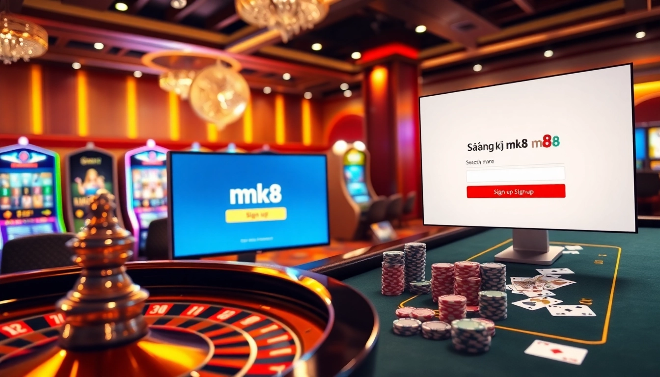 Sign up easily at สมัคร เว็บตรง mk8 with a luxurious casino atmosphere and vibrant gaming visuals.