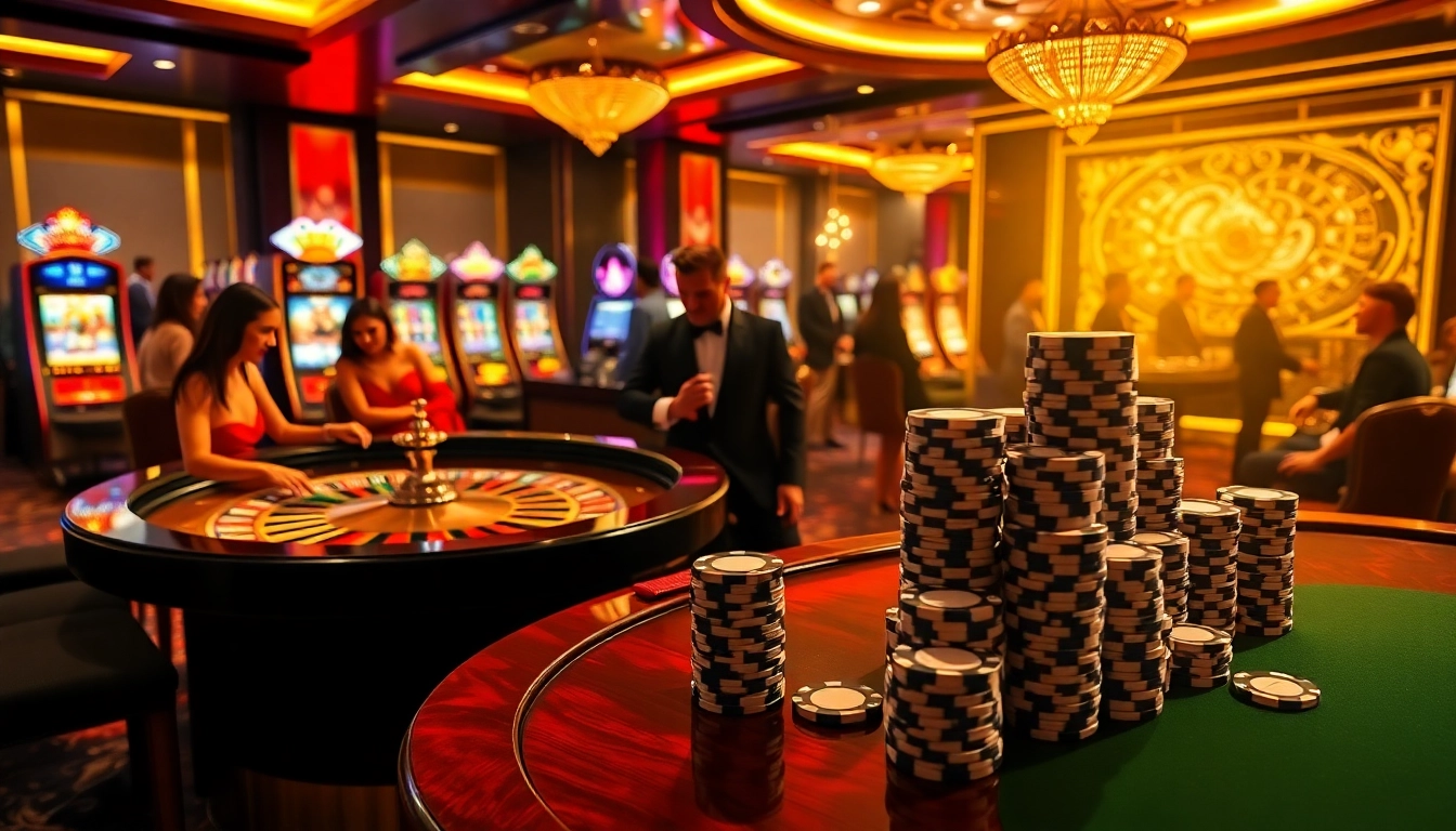 Experience the thrill of betting with tỷ lệ kèo nhà cái 5 at a vibrant casino.