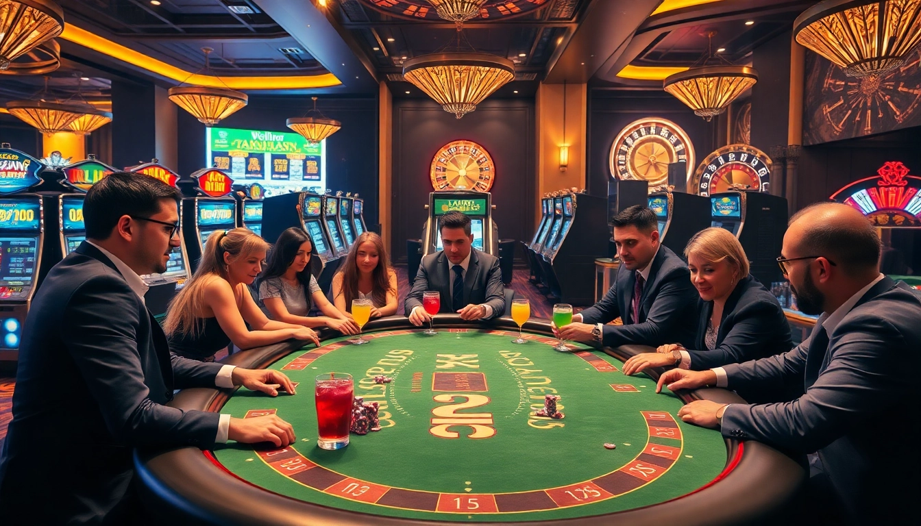 Experience the thrill of B52 gaming at a luxurious casino with vibrant action and excitement.
