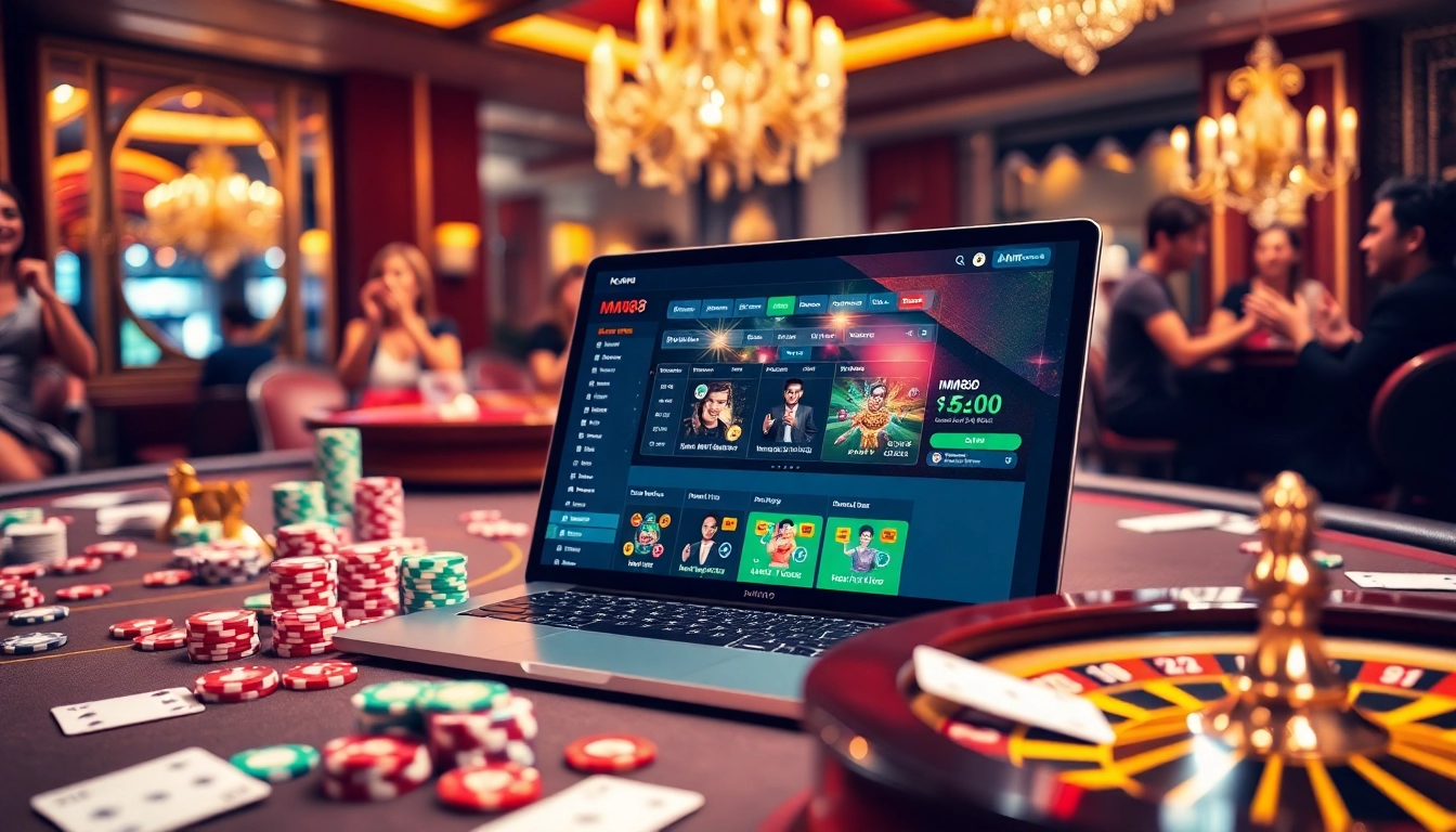 Engage with the thrilling mm88 com casino experience featuring vibrant games and luxury ambiance.
