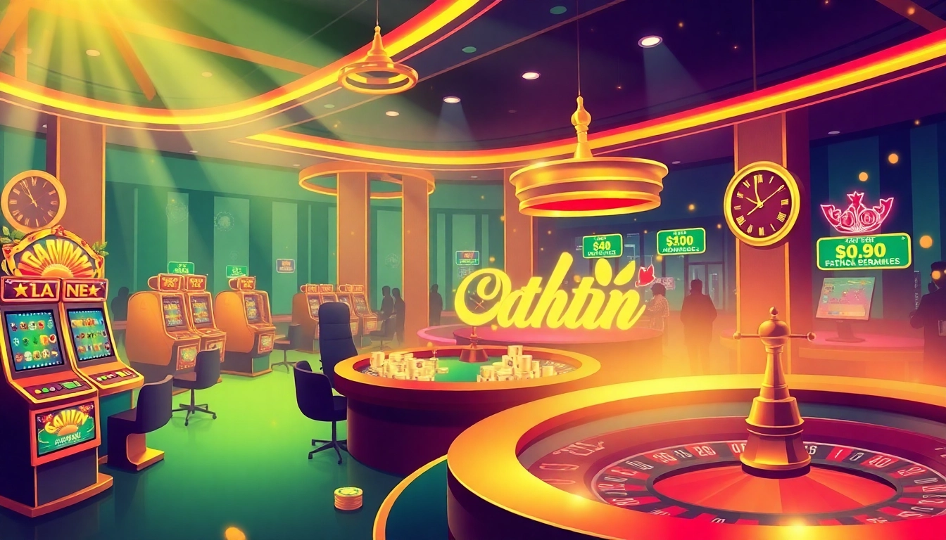 Players enjoying exciting games at rajaluck online casino, showcasing slot machines and betting actions.