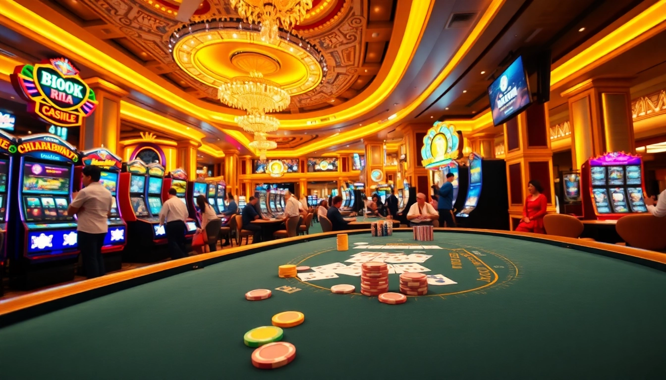 Experience the excitement at a Singapore Casino Site with vibrant gaming atmosphere and engaged players.