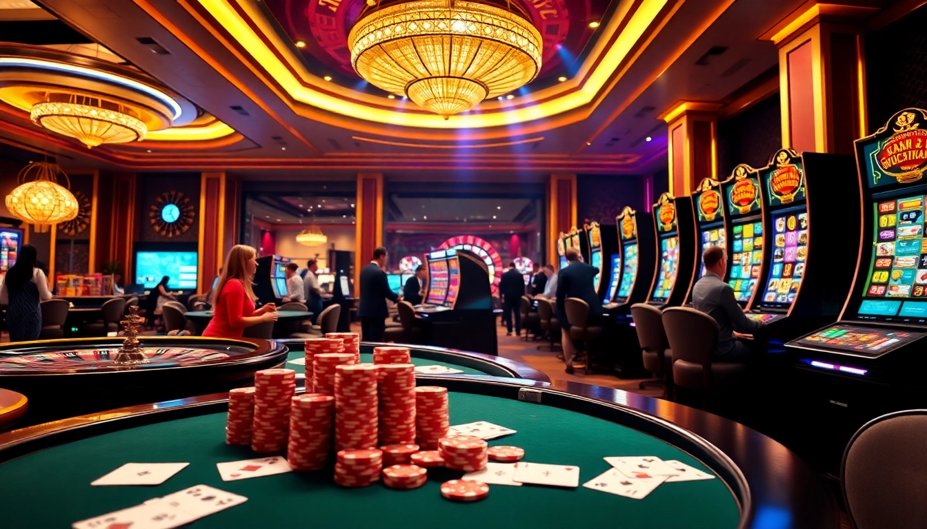 Experience thrilling moments at https://33win5.it.com/ with vibrant casino games and luxurious decor.